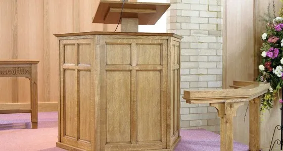Bespoke church furniture