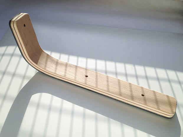 Custom bespoke arm rest bend shape